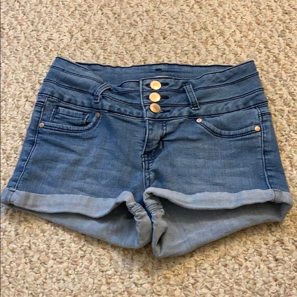High Waisted Jean Shorts